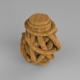 1.165.jpg Organic Rope Twist Vase 3D Print Model