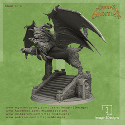 Manticore-Angle.png Файл 3D Мантикора・Идея 3D-печати для скачивания