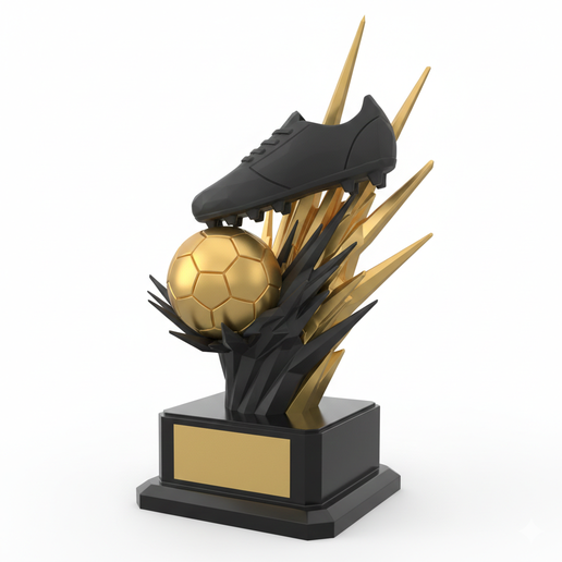 Football Trophy – Victory Strike 3D Model