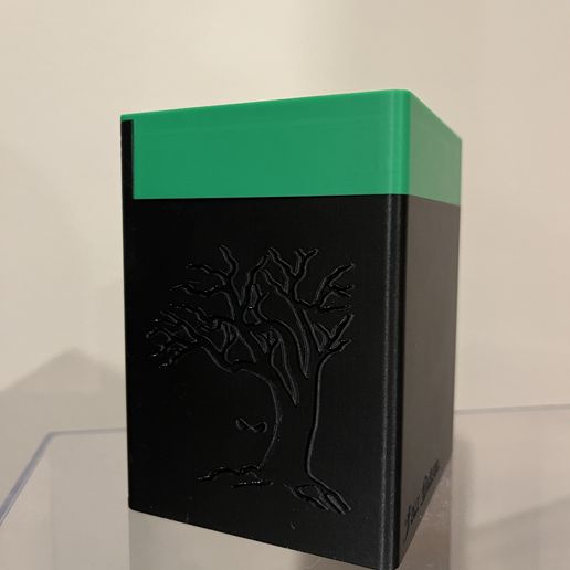 👹 MTG Green Creature Commander Deck Box (100+ Double Sleeved Cards)・ 3D ...