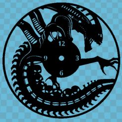 ALIEN.jpg Fichier STL ALIEN WATCH・Design pour imprimante 3D à télécharger