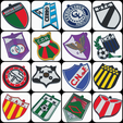 collage.png LOT DE 16 PORTE-CLÉS LIGUE URUGUAYENNE 2024
