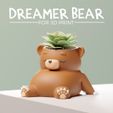 Dreamer-Bear.jpg Ours rêveur - Jardinière - Pot de fleurs