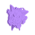 GENGAR ENTERO.stl Fichier STL porte-clés / porte-clés , POKEMON GRAFITTI・Modèle pour impression 3D à télécharger