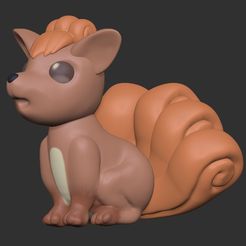 1.jpg STL file Vulpix from Pokemon・3D printer design to download