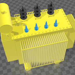 transformateur-sur-roues-1.png Archivo STL transformador industrial trifásico móvil・Objeto imprimible en 3D para descargar, jfap52