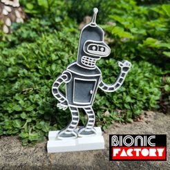 logo.jpg STL file robot bender・3D printing design to download