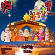 FreshStartMiniEgypt42.png Nativity Character Bundle MultiColor Flexi Print-In-Place + figure & keychain