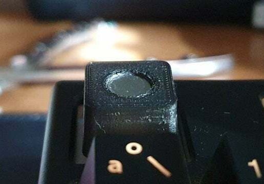 MX Cherry keycap plano - 3D model önizlemesi