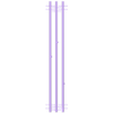 3pcs flowers stem 150mm with support.stl meadow flowers