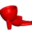 Vaso_10_Rojo_1.jpg Free STL file JARRÓN MACETA ROBERT 10 - VASE FLOWERPOT ROBERT 10・3D printing design to download