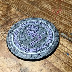 image0.jpeg Free 3D file 40mm Eldar Base・3D printing idea to download