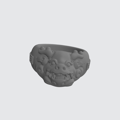 1.png Fichier STL Bague Lucky Pixiu Modèle 3D Modèle d'impression 3D・Idée pour impression 3D à télécharger