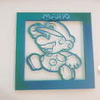 Sans-titre-1-02.png STL file 3D Mario frame・3D printable model to download