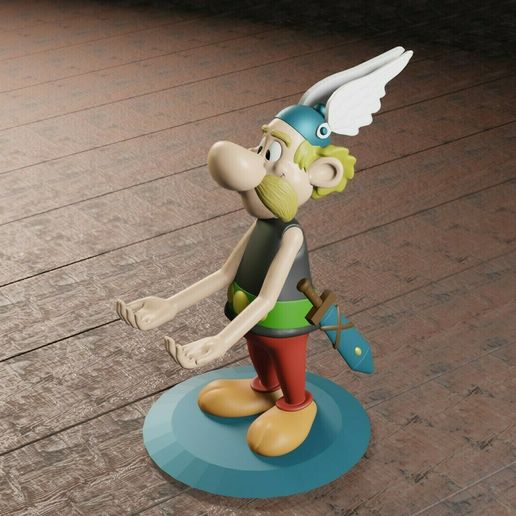 asterix joystick holder free 3D model