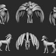 ninetales-4.jpg Pokemon - Ninetales con 2 poses