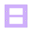 ad designer thin 2-gang.stl WALLY - Personalizador de placas de parede v1.7.0
