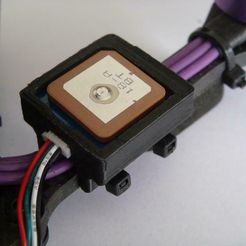 DSC01131.JPG Free 3D file GPS mount for BN-220 on arm 10mm・3D printing idea to download