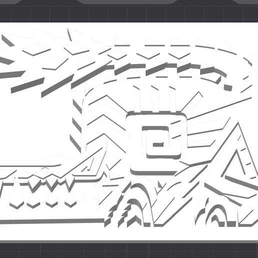 👹 ODOGARON - ICON PLATE FROM MONSTER HUNTER (SINGLE COLOR)・Archivo 3MF ...