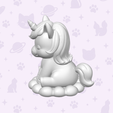 2.png Cute Sitting Unicorn on Cloud
