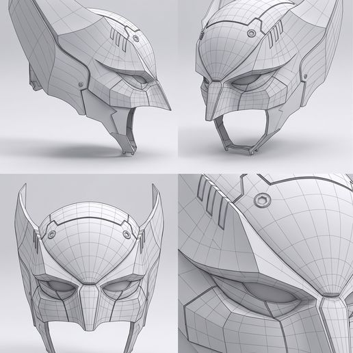 Wolverine-inspired helmet