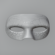 8.png Prom Face Mask - Party Mask Stl 3D print model