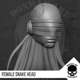 6.png Female Snake Head for action figures