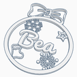 Bea-BFE-com-Laço.png Christmas Ornament - Bea