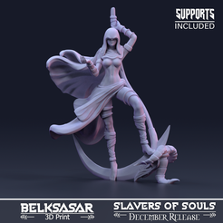 01.png Download STL file Reaper of Souls Nude 3D print model • 3D print object, Belksasar3dprint