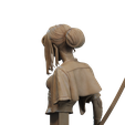 9.831.png Cyber Samurai Bust 3D Print