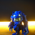 W1.png Archivo STL Hombre lobo・Objeto para impresora 3D para descargar