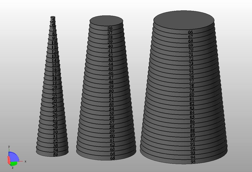3-cones.jpg Descargar archivo STL Cono dimensional (calibre del anillo) • Objeto para impresión 3D, Samodelkin