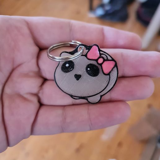 🐹 Sad Hamster Keychain・ STL File for 3D printing・Cults