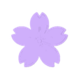 Sakura Keyring.stl Porte-clés Sakura (fleurs de cerisier) - JCreateNZ