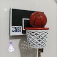 IMG1.jpg Basketball hoop key holder and basketball ball keychain
