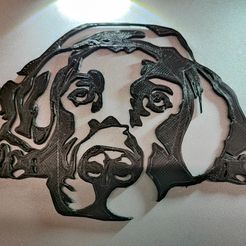 IMG_20230604_213859-1.jpg STL file LABRADOR - DOG decoration・Template to download and 3D print