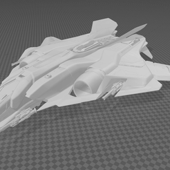 3MF file Star Citizen Sabre ⭐・3D printing model to download・Cults