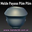 molde-plim-plim-3.jpg Plim Plim Clown Flowerpot Mold