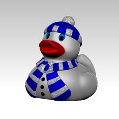 111.jpg RUBBER DUCK SNOWMAN KACHUR STL