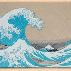 Great_Wave_02.jpg Archivo STL gratis La Gran Ola de Kanagawa・Modelo imprimible en 3D para descargar