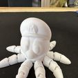 nitendo-flexi-mario.jpeg Cute flexi Mario octopus print in place no support