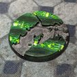 4_Green_1_Fissure_32mm.jpg NECRON ANCIENT TOMB WORLD BASES - 120x92MM OVAL
