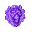 MetalLionHead.stl Metal Lion Head 3D Scan