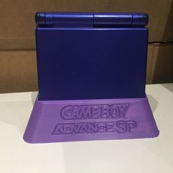 IMG_4449.jpeg Free STL file Gameboy Advance SP Stand・3D printer model to download, ZDeanzo