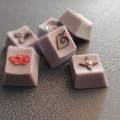 IMG_20220320_153607.jpg STL file Keycaps CherryMX Naruto・3D printer model to download