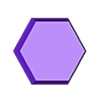magnet_base.stl Magnetised hex base, 30 mm