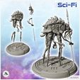 3.jpg Large alien creature with spear (2) - SF SciFi wars future apocalypse post-apo wargaming wargame