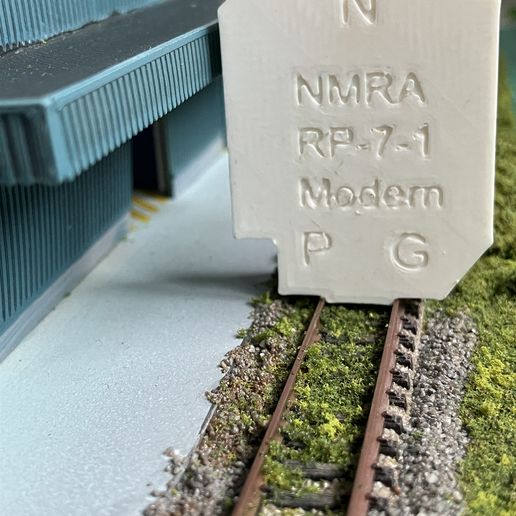 🚂 N Scale Clearance Gauge NMRA RP7.1・Free STL File for 3D printing・Cults