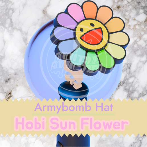 Hobi Sun flower - Armybomb Hat - Hope On the Stage