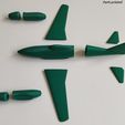 002.jpg Static aircraft model kit inspired by a WW2 jet fighter